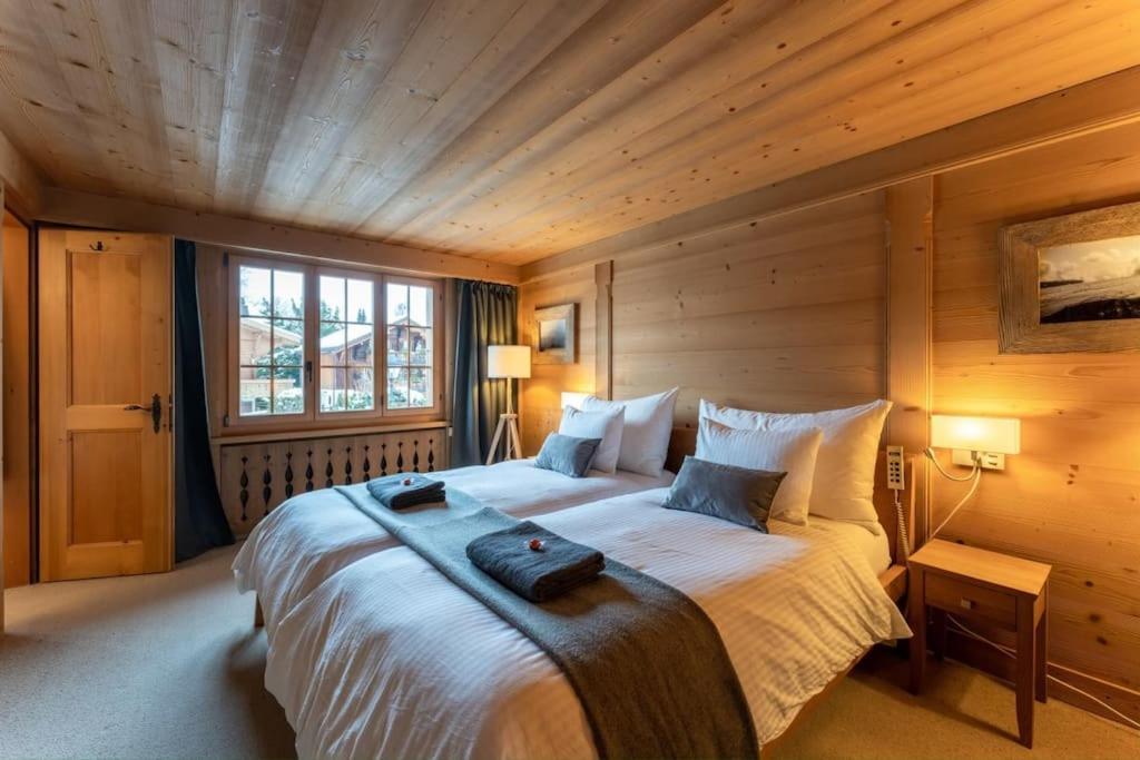 Charming Alpine Apartment Ґштад Екстер'єр фото