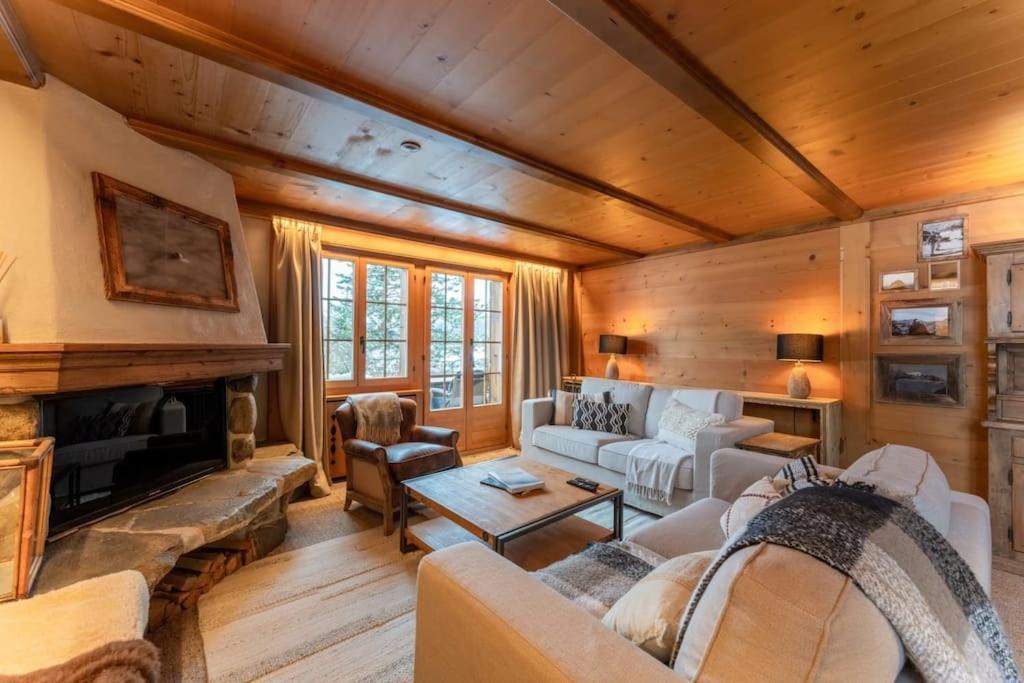 Charming Alpine Apartment Ґштад Екстер'єр фото